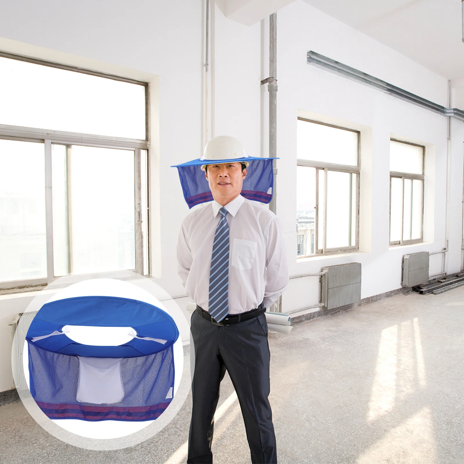 

2Pcs Hard Hat Sun Shade Neck Shield Cover Summer Protective Sun Visor Cap for Outdoor Construction Fishing Hiking Work