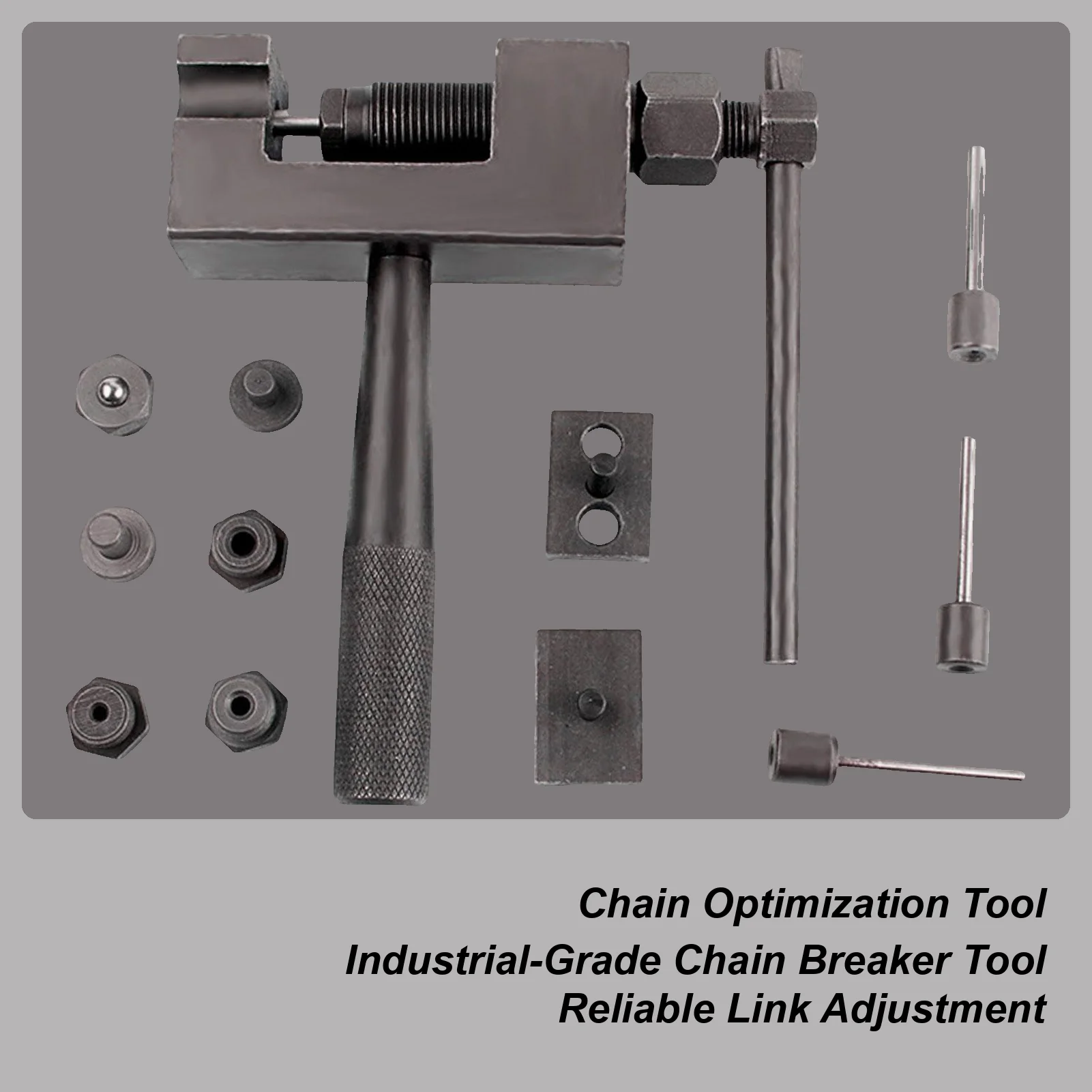 

Инструмент для выключателя цепи, комплект заклепок для снятия цепи, резак для звеньев и заклепочник, инструмент для горной дороги, грязи, гаража, дома, мотоцикла, мастерской