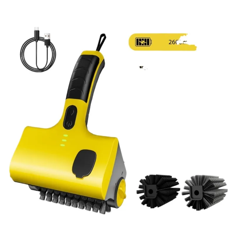

Household kitchen tiles Multifunctional replaceable brush head Wireless electric