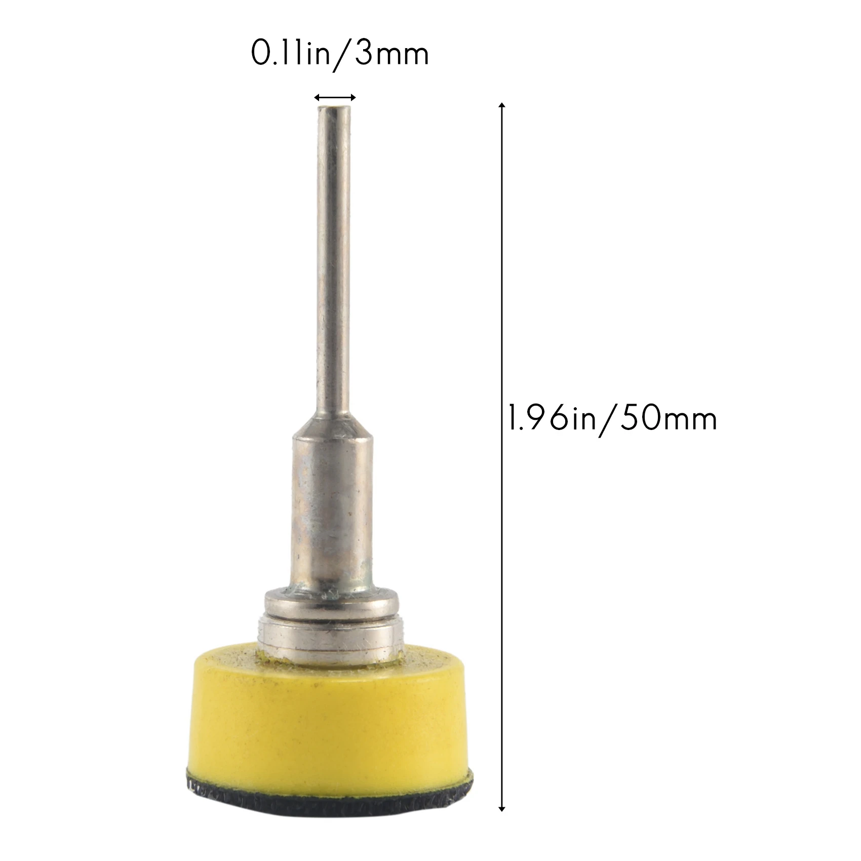 ABJT 1 นิ้ว 100 ชิ้นแผ่นขัดแผ่นชุดกระดาษทรายกลม Hook Loop Sander Backer