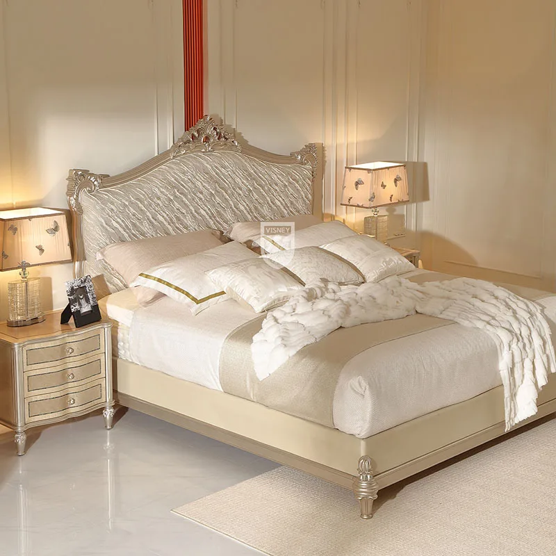 Frame Queen Bed Double Luxury Modern Wooden Beauty Design Space Saving Bed Princess Sleeping Letto Matrimoniale Home Furniture