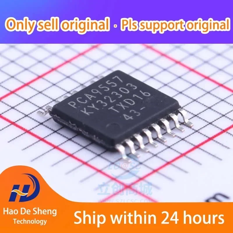 

10 шт./лот PCA9557PW PCA9557 TSSOP-16 новый оригинальный в наличии
