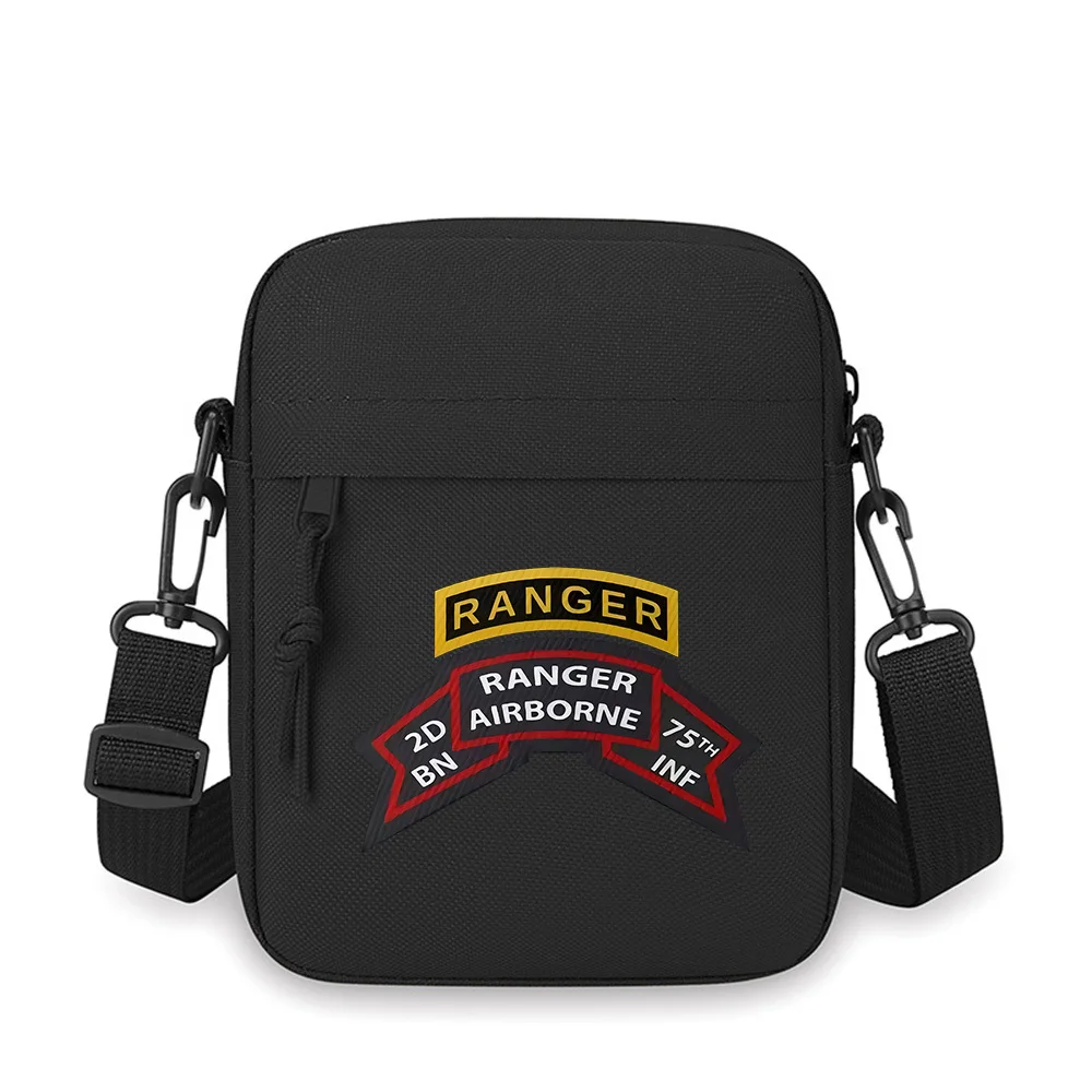 

RANGER AIRBORNE INFANTRY BN PATCH Men Crossbody Bag Single Shoulder Women Cartoon Anime Film Printing Design Unisex