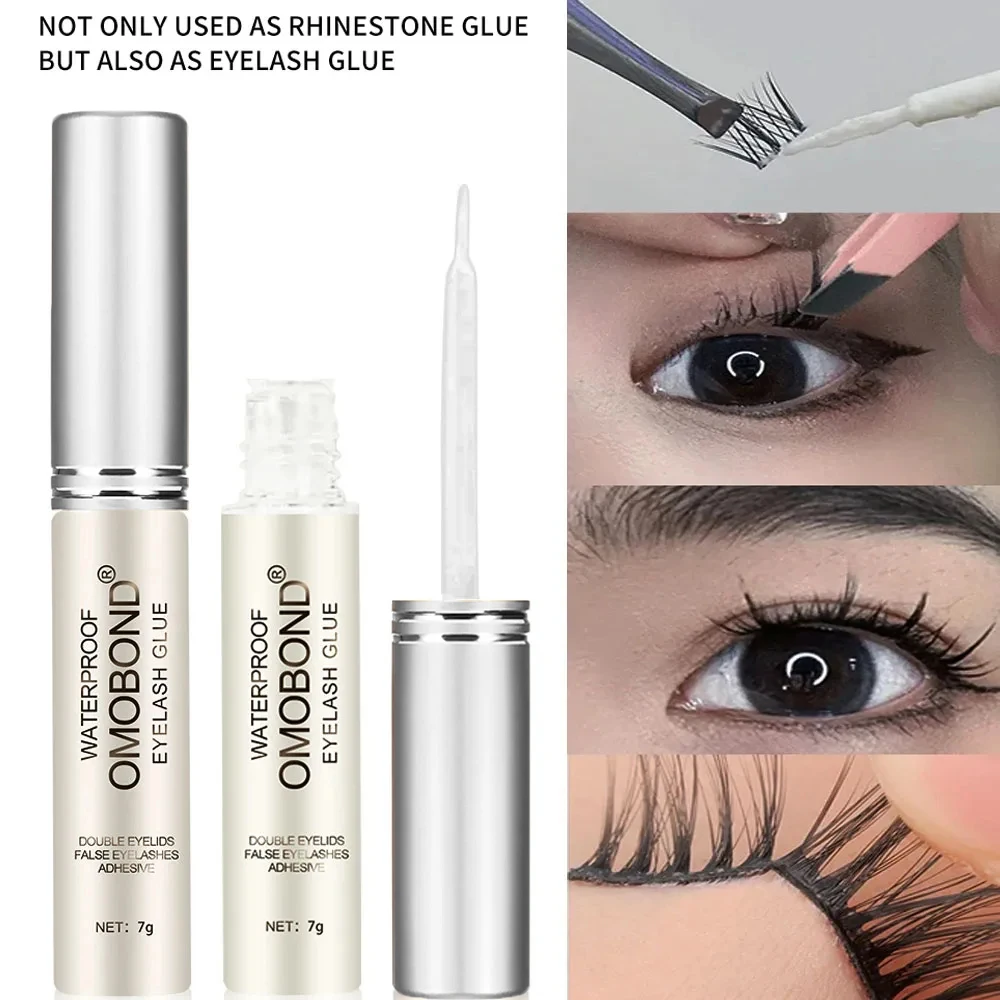 7ml Waterproof Quick Dry Adhesive Eyelash Glue Transparent False Eyelash Glue Long-lasting Non-irritating Fake Eyelashes Glues