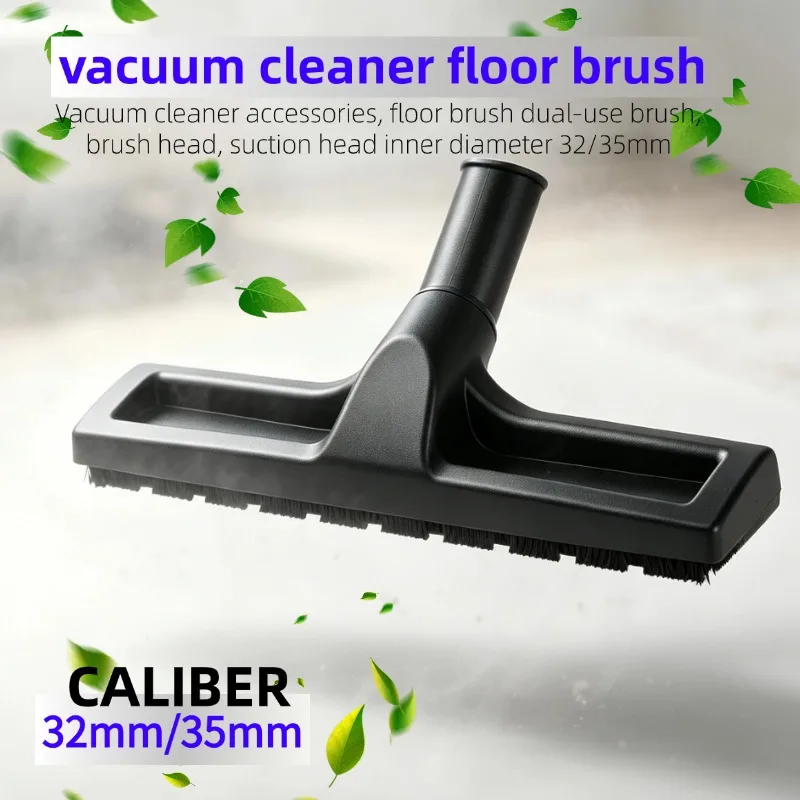 Vacuum Cleaner Attachment Brush, 2-in-1 Dusting Brush Nozzle, Suction Head Inner Diameter 32/35mm, Universal Replacement Part