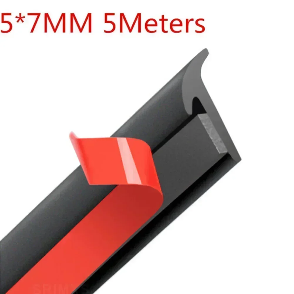2/3/4/5M Rubber Car Seals Edge Sealing Strips Auto Roof Windshield Car Rubber Sealant Protector Seal Strip Window Seals For Auto
