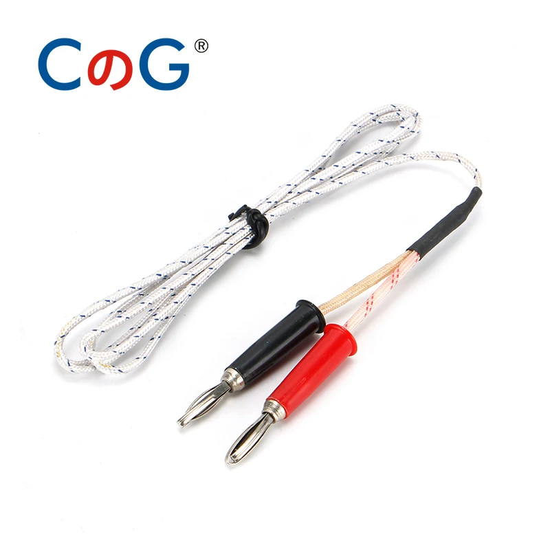 CG TP-01A K-type Thermocouple Sensor Digital Probe Tester 100cm 1M Wire Temperature Measuring 1.4cm Interface Thermocouple