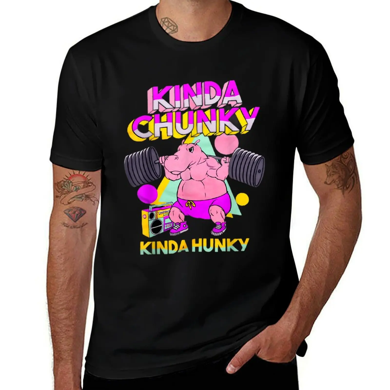 Kinda Chunky Kinda Hunky, Bodybuilding Gym T-Shirt Halloween Theme T-Shirt