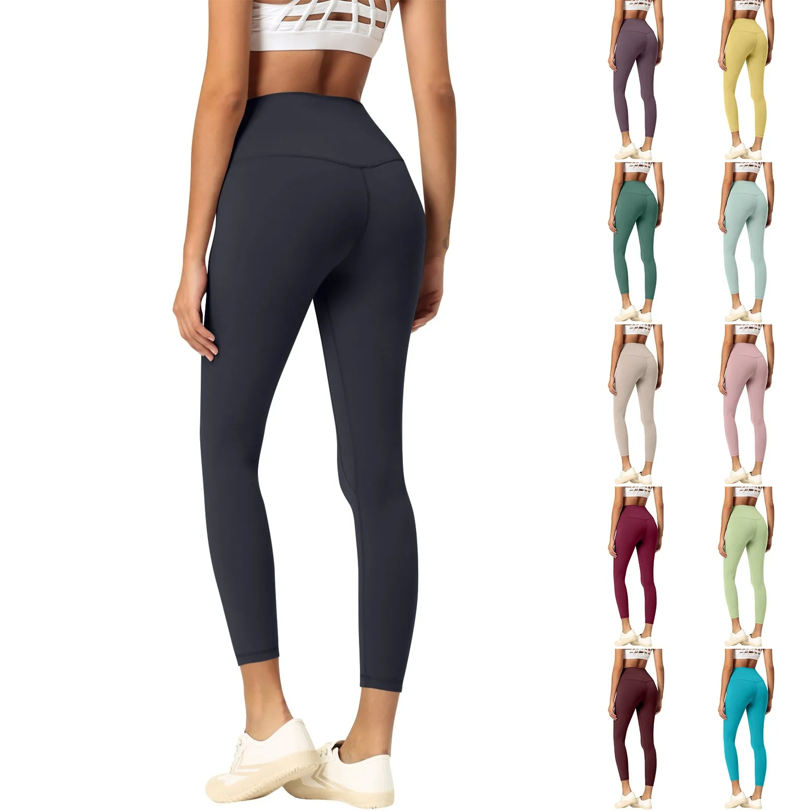 Women Gym Yoga Seamless Pants Sports Clothes Stretchy Hips Push Up Squat Exercise Fitness Leggings Activewear Pants