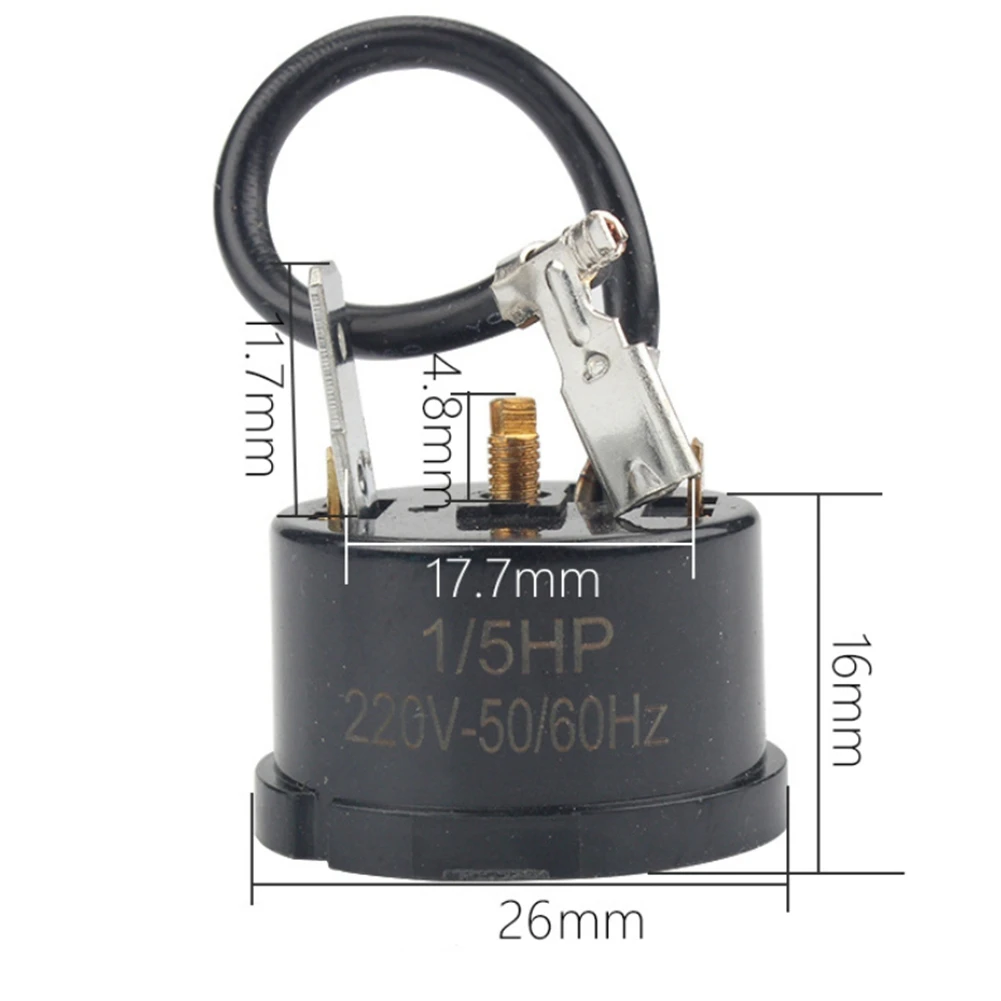 KSOL 2Pcs 1/5HP 150W Refrigerator Thermal Overload Protector Compressor Replacement Part for Mini Refrigerator, Wine Center