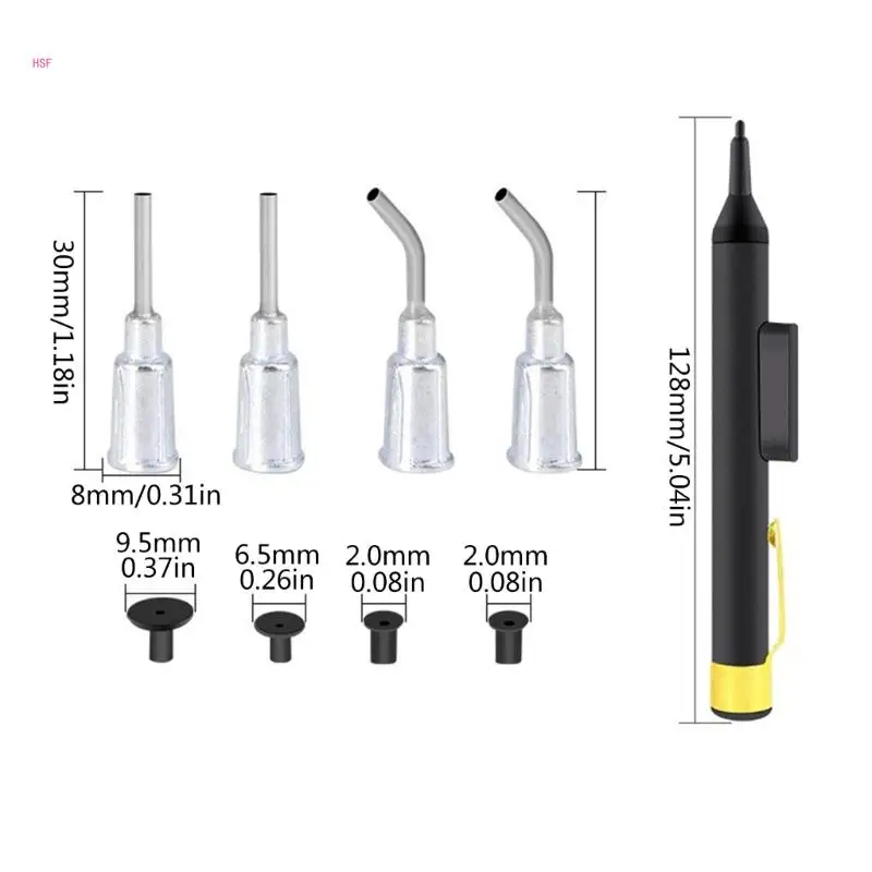 IC pince à épiler outil ramassage soudures dessouder avec aspiration antistatique IC aspiration sous vide outil retrait