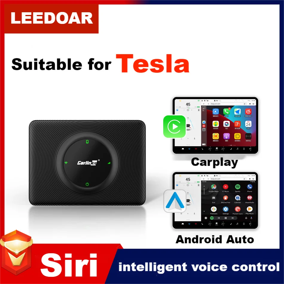 Suitable For All Tesla Models, Automotive Interconnect Box, In Car Navigation Upgrade, Wireless Carplay Smart Box