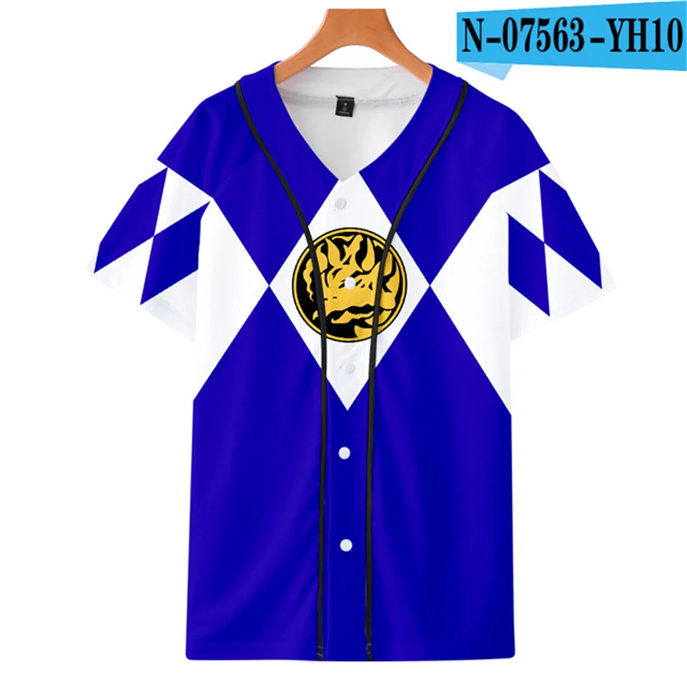 ฤดูร้อนเบสบอลอะนิเมะเบสบอล T เสื้อผู้ชายและผู้หญิงเสื้อผ้า Harajuku TShirt Hip Hop เสื้อยืด Tops คอสเพลย์เสื้อผ้าผู้ชาย