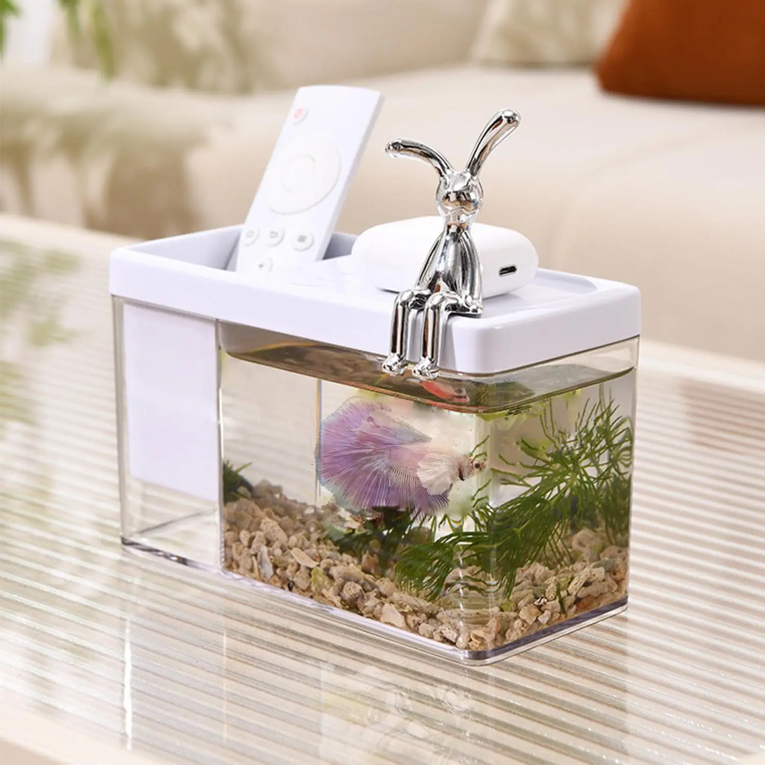 Aquarium Breeding Box High Definition Transparent Acrylic Fish Tank Aquarium Plastic PET Anti Drop Turtle Tank