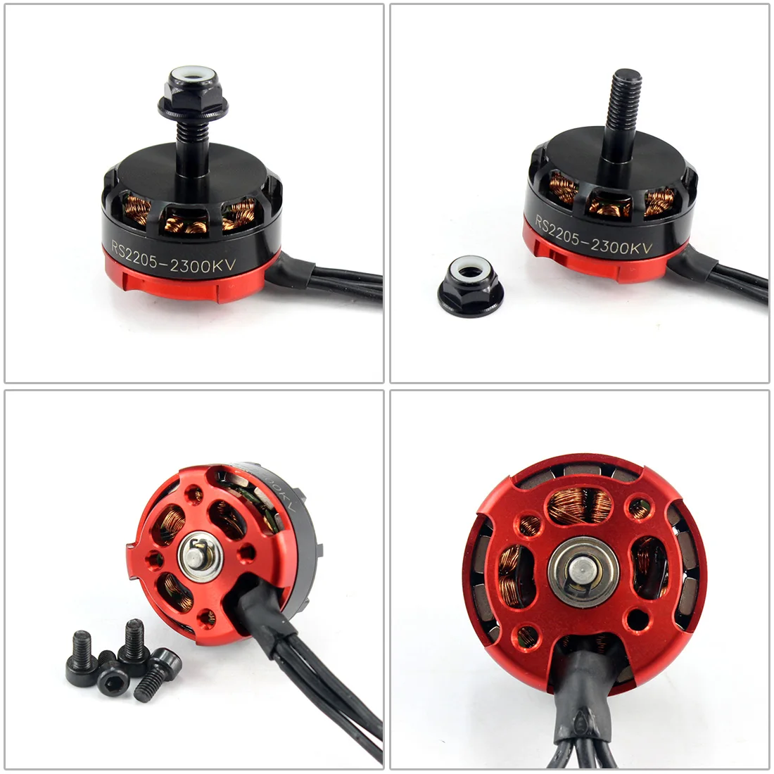 Rs2205 2205 2300kv cw ccw bürstenloser motor 3-4s für fpv rc qav250 x210 renn drohnen multi kopter – Detail 15