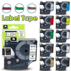 Labelwell 45013 45010 45018 Compatible Dymo D1 Label Tape 43613 40913 45016 45017 6/9/12mm Ribbon For Dymo LabelManager 160 280