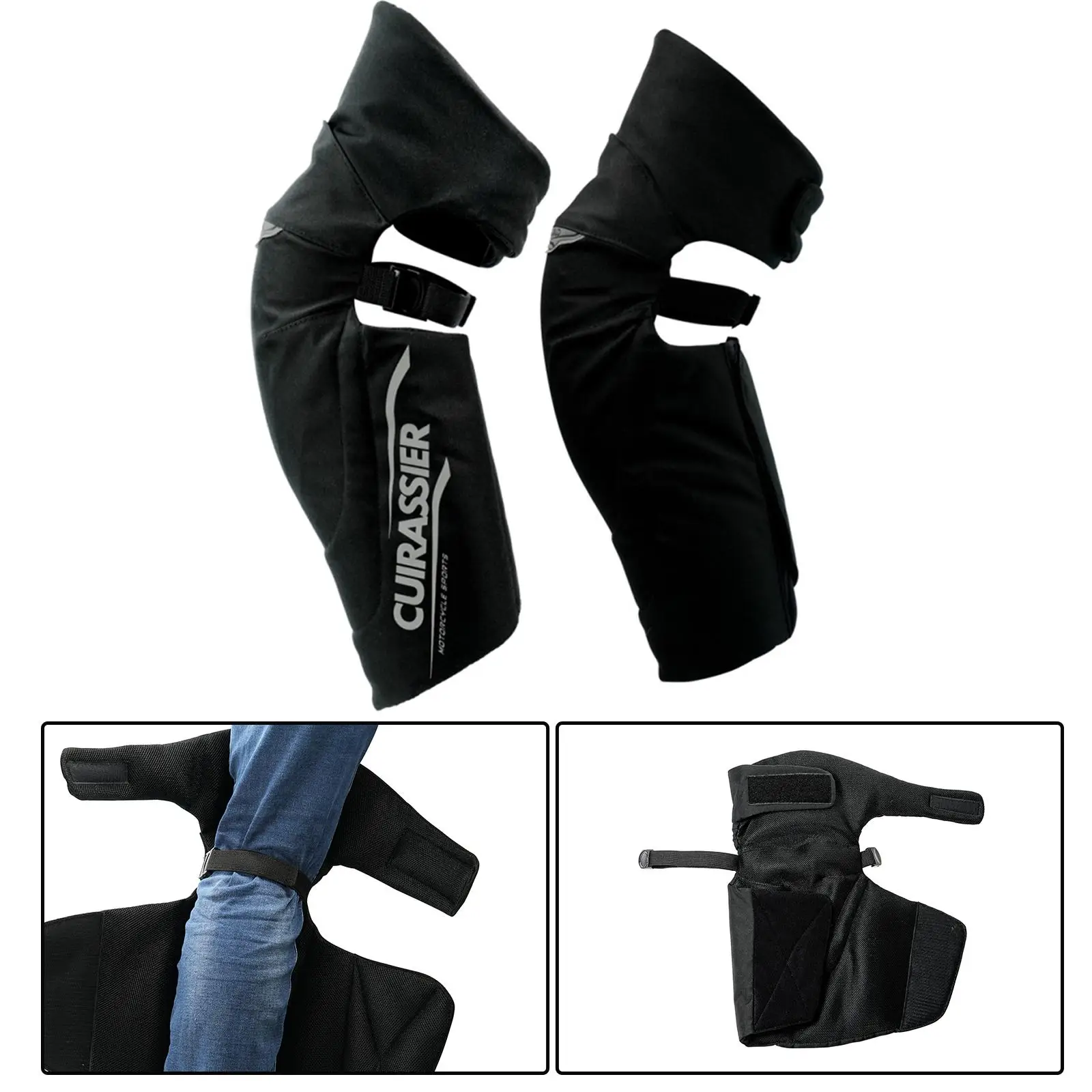 Motorcycle Knee Pads Knee Guards Brace Fit for Outdoor Activities Working Skating