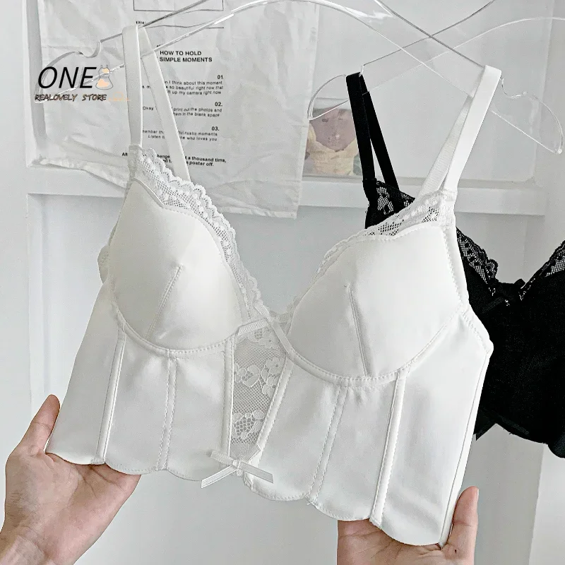 No Steel Ring Ultra-thin Underwear for Women with A Large Chest and A Small Sexy Lace Closure for Women's Tight Breasts