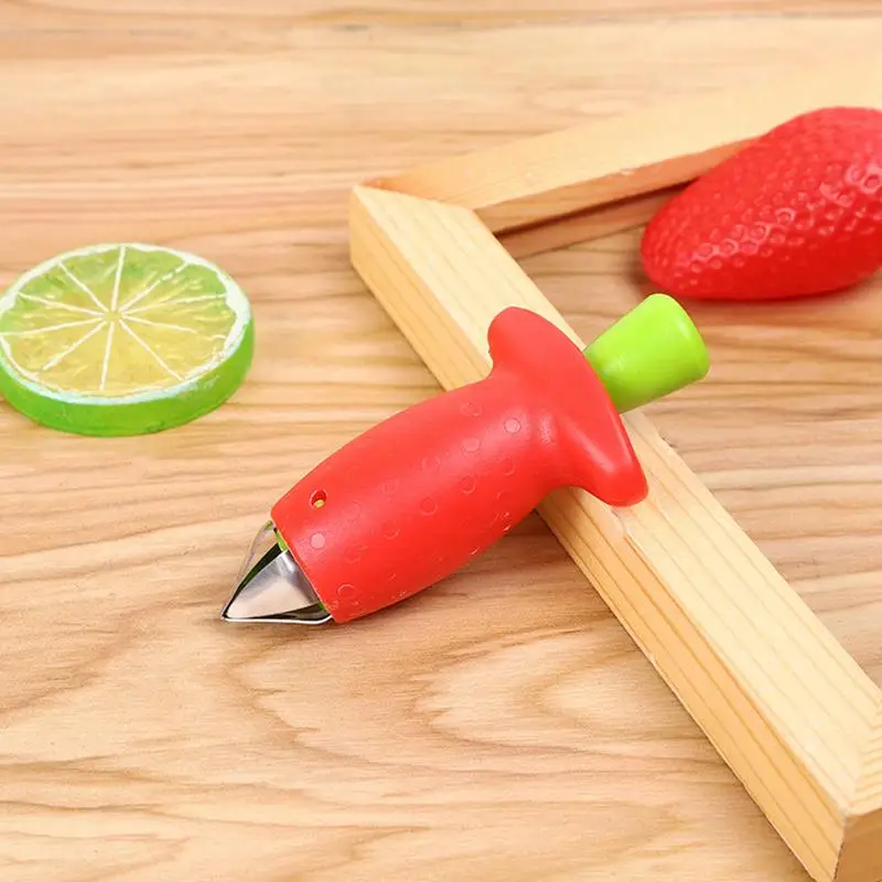 Kitchen Ware Tomato Stalks Fruit Strawberry Knife Stem Leaves Remover Fruit Slicer Strawberry Huller Fruit Corer Kitchen Tool