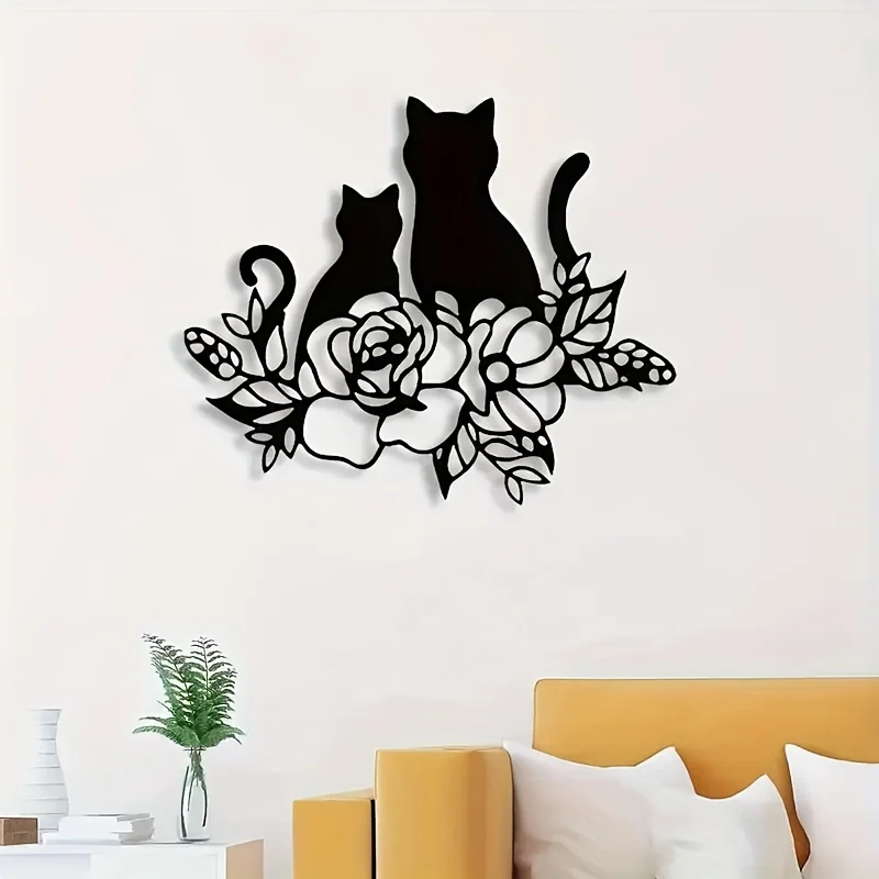 arte-de-parede-em-ferro-3d-com-gato-fofo-e-rosa-decoracao-de-metal-vintage-gotico-retro-ornamento-de-halloween-para-casa-presente