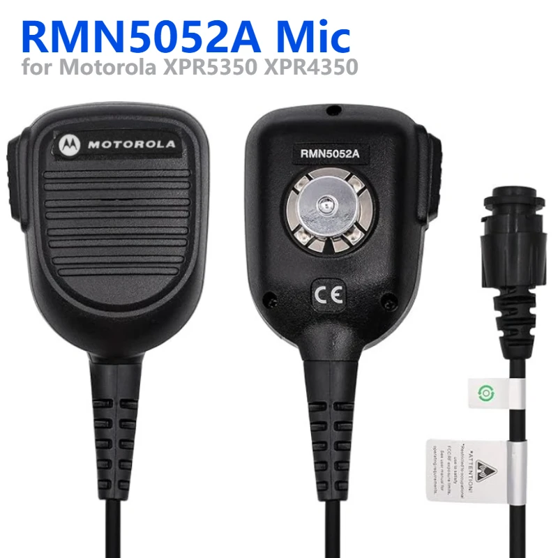 

Handheld Speaker Mic RMN5052 RMN5052A for Motorola Motorola XPR5350 XPR5550E XPR5380 XPR4350 XPR4500 XPR4550 DM4400 DM4600 Radio