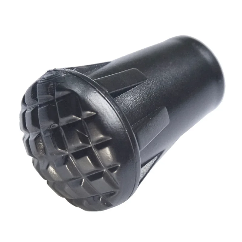 

2 Pcs Mountaineering Pole Accessories Rounded Corner Set Mud Drag PVC Material L6