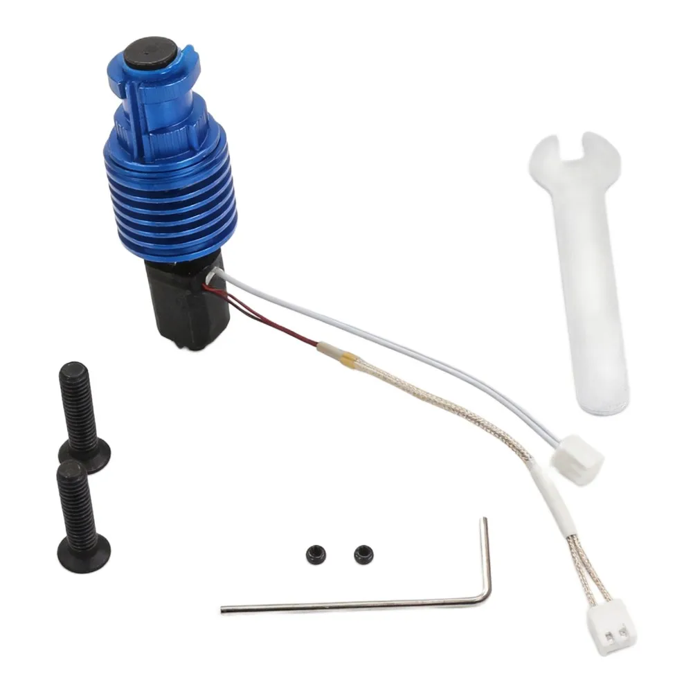 Hot End Extruder Kit for V6 2.0 For 3D Printers with Carbon Steel Fasteners High Temp Insulated Copper Wires and Tools