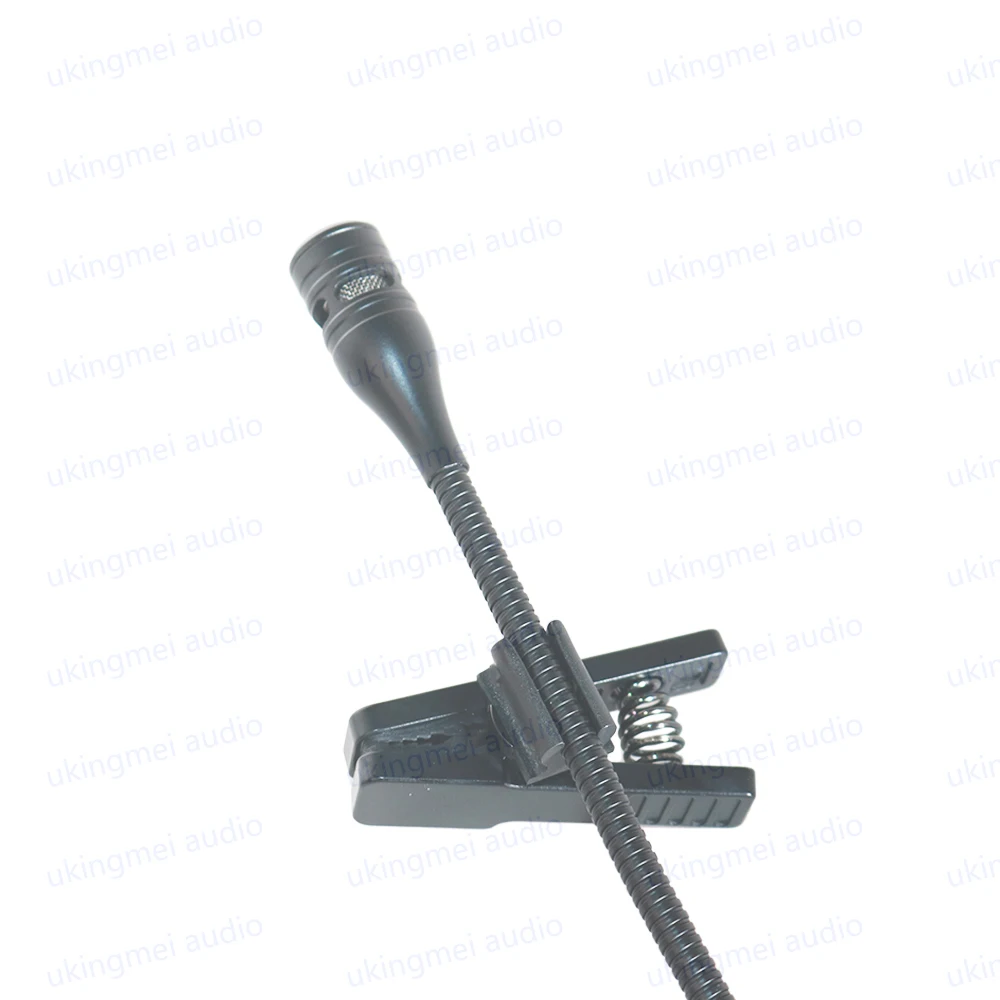 트럼펫 색소폰에 적합한 카디오이드 콘덴서 마이크, 구즈넥 악기 마이크, 10 계량기 오디오 케이블