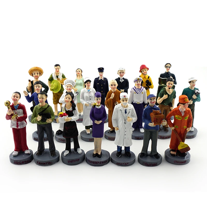 resin figure mental psychological sand table game box court therapy Professional figures