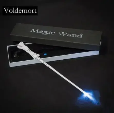 Harri Potter Led Light Magic Wand Sirius Hermione Ron Dumbledore Snape Voldemort Light Magic Wands Cosplay Gifts Action Toys