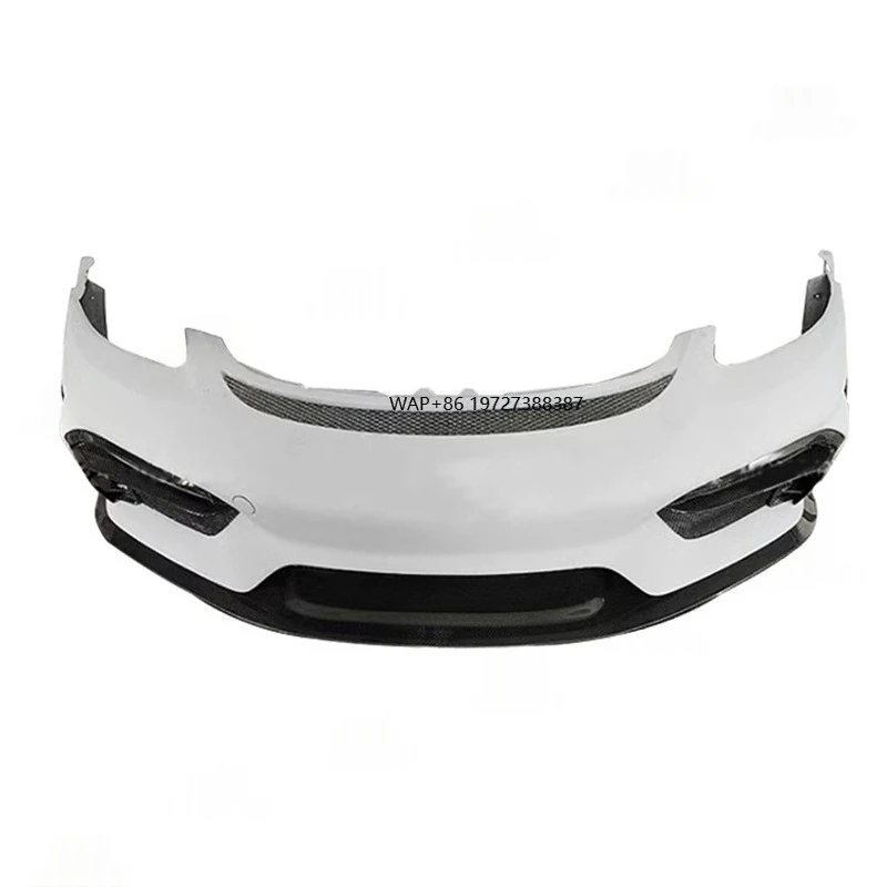 

For 718 Retrofit Upgrade GT4RS Carbon Fiber Front Bumper 982 Bumper Bumper Surround