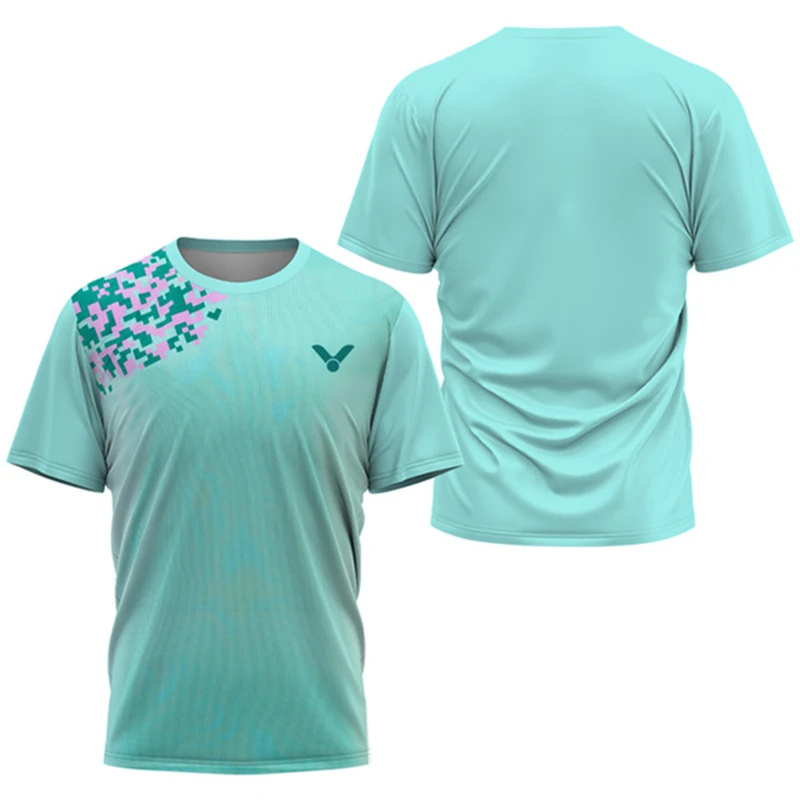 2026 Badminton Tennis T-shirt For Men Basketball Soccer Table Tennis Uniform Quick Drying Gym Sport Fitness Running Short Sleeve