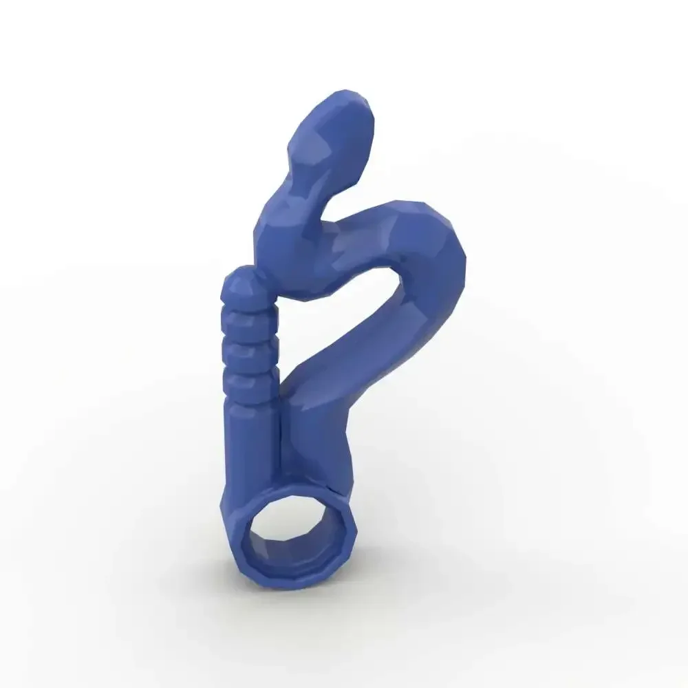 MOC 10PCS Part Bricks 98348 Whip Bent With Snake Head Building Blocks Set Pin Hole Arms Compatible Particle Toys Children Gifts