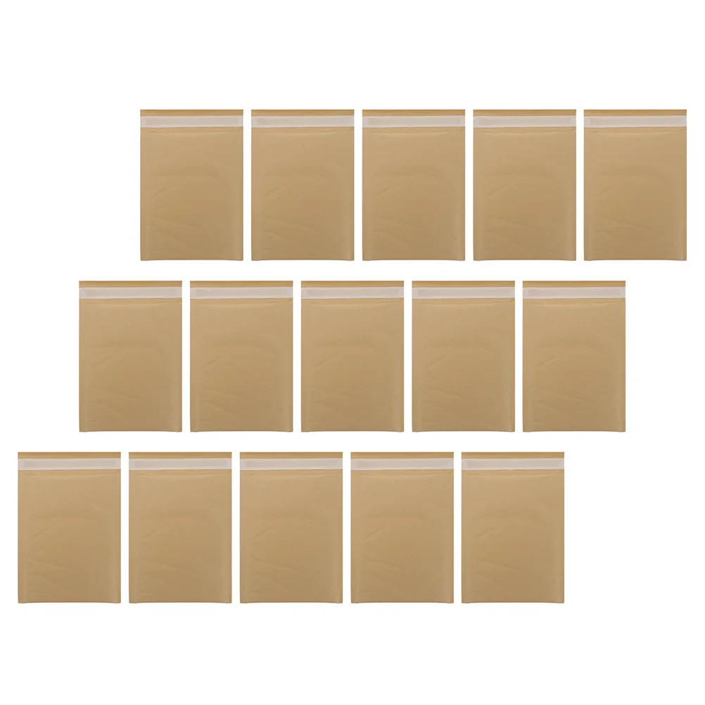 25 stuks Kraftpapier Bubble Mailers Lichtgewicht Waterdicht Scheurbestendig Gewatteerde Verzending Verpakking Zakken voor Sieraden Glas