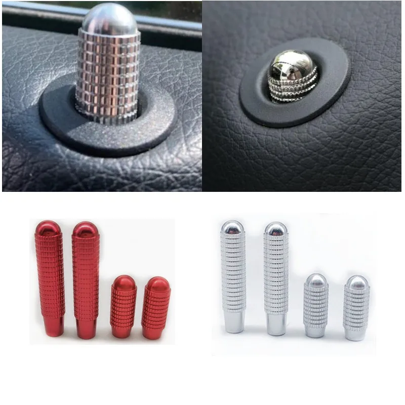 4Pcs Car Interior Lock Pin Door Bolt Knob For Mercedes Benz E C GLK Class W204 W212 E200 E250 E300 E350 E400 Decorative Sticker