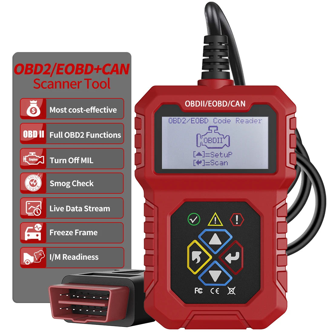 New T35 Car Diagnostic Tool Fault Code Reader Full OBD2 Function Engine Scanner Auto Diagnostic Tools