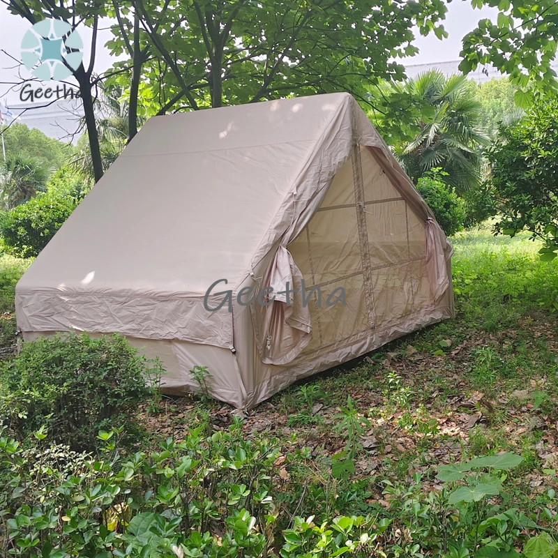 Luxury Waterproof Tent  Inflatable Large Conditioned Tent  Camping Outdoor Air Tents