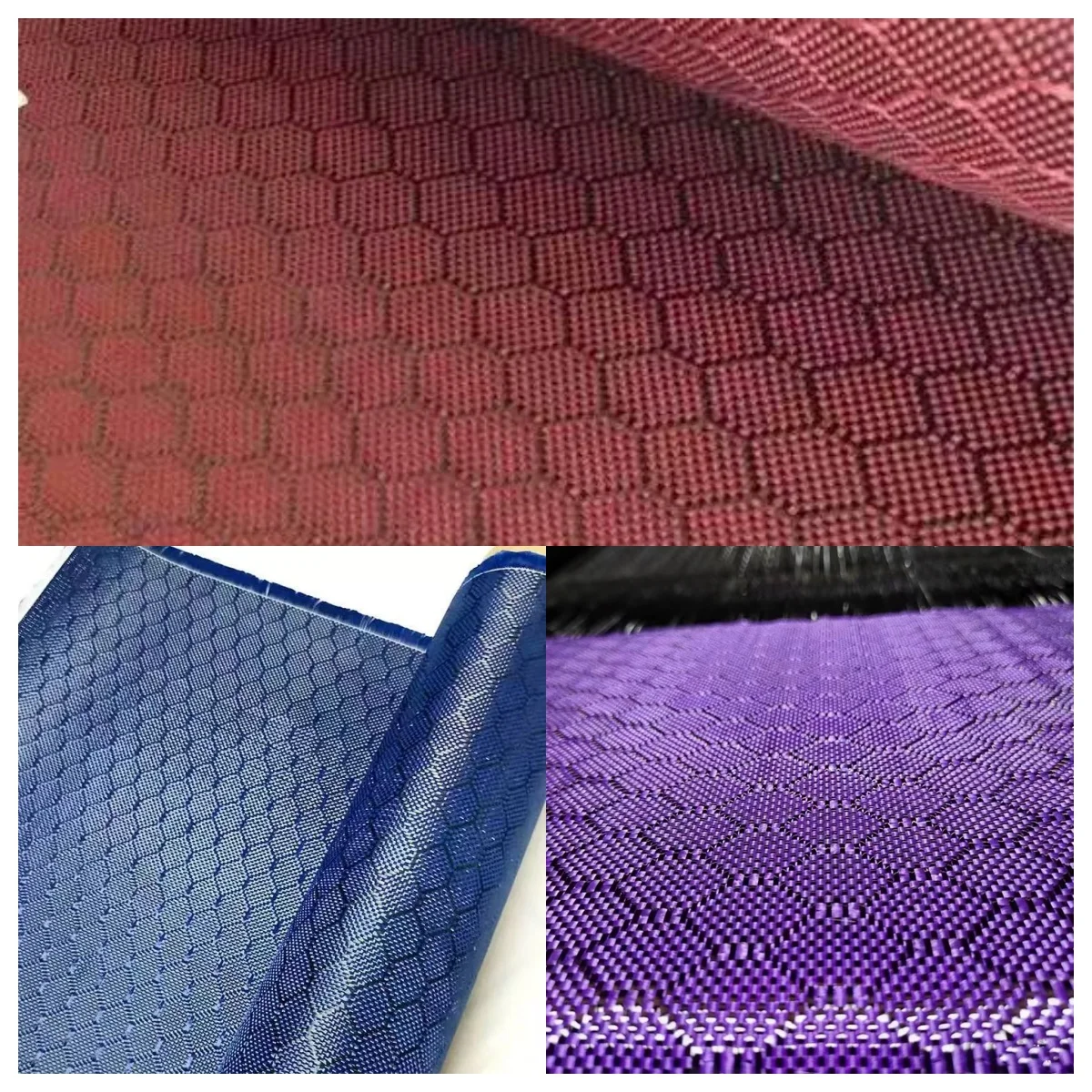 240g Football Pattern Carbon Fiber Fabric, Honeycomb Jacquard Hexagonal Carbon Fiber Cloth for Car Exterior Decoration