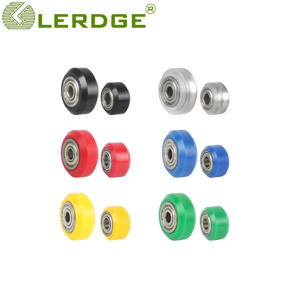 3D Printer Parts Plastic POM Pulley Big Wheel Colorful High speed Bearing Low Noise 10/20pcs For LERDGE IX Ender 3 Printer kits