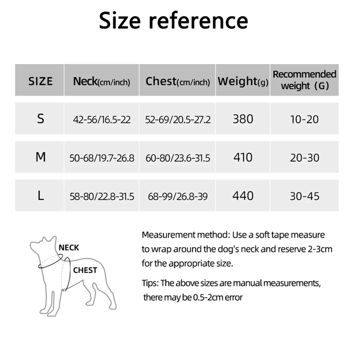 【Ultimo spazio!】Rimbracatura per cani
