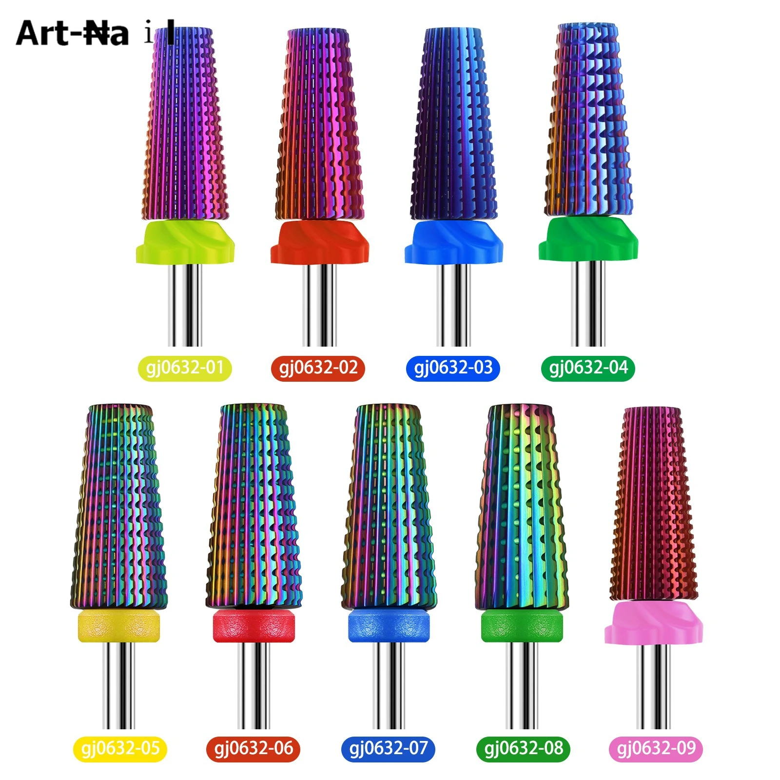 1 قطعة كربيد التنغستن مخروط مسمار مثقاب الخشب 3/32 "مانيكير الملفات الدوارة الكهربائية 5 في 1 الحفر رأس مطحنة مسمار باديكير أداة فنية
