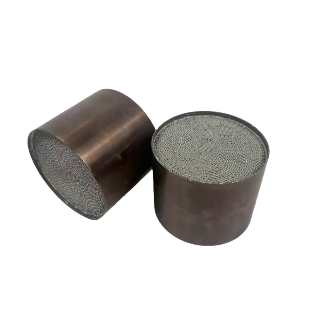 EURO 4 Universal 200 Cell Metallic Honeycomb Catalytic Converter Core 98×80mm | High Flow Metal Substrate Insert