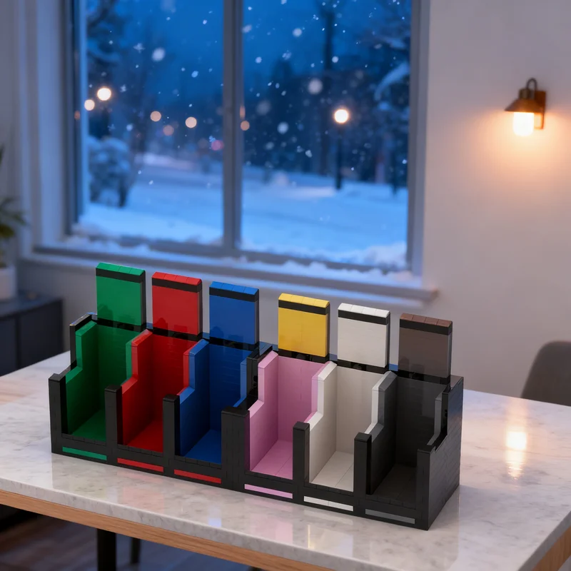 

Набор для сортировки коллекционных карт MOC Pkmn (3140 шт.), модель конструктора Покемон, креативный подарок, коллекционный декор, премиум-класс для детей