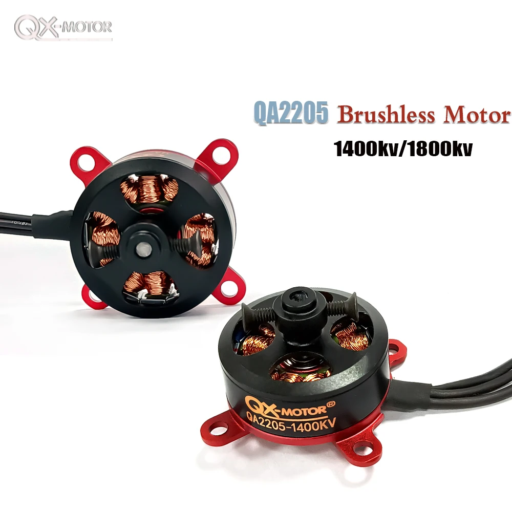 QX-MOTOR 2-3s Brushless motor QA2205 2204 1400kv 1800kv For RC Multirotor Helicopter Quadcopter Multiaxis Drone Fixed-wing Part