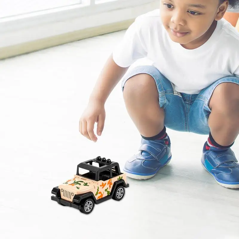 Pull Back Toy Car Powerful Pullback Mechanism Small Pull Back Car Off Road Pullback Vehicle For Better Traction Toys Kids Gifts