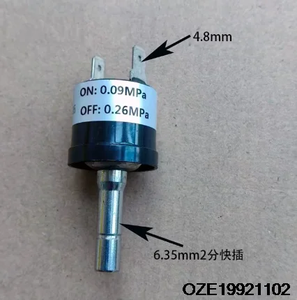 Stainless Steel Pressure Switch for Water Purifiers - Automatic Start/Stop High Pressure Valve & High/Low Pressure Sensor