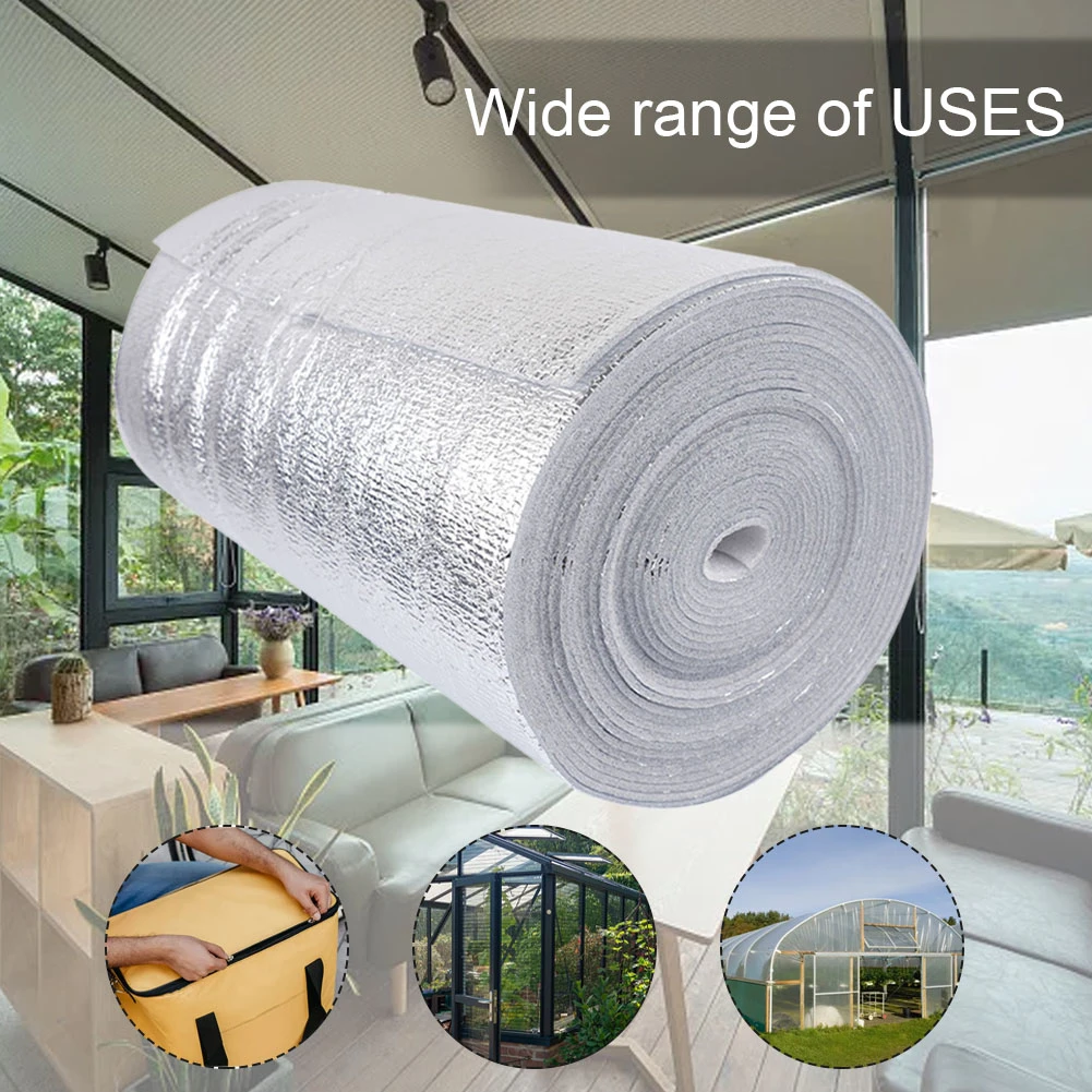 1 Roll Radiator Reflective Film Wall Thermal Insulation  Reflective Film Aluminum Foil Thermal Insulation Film Radiator Film