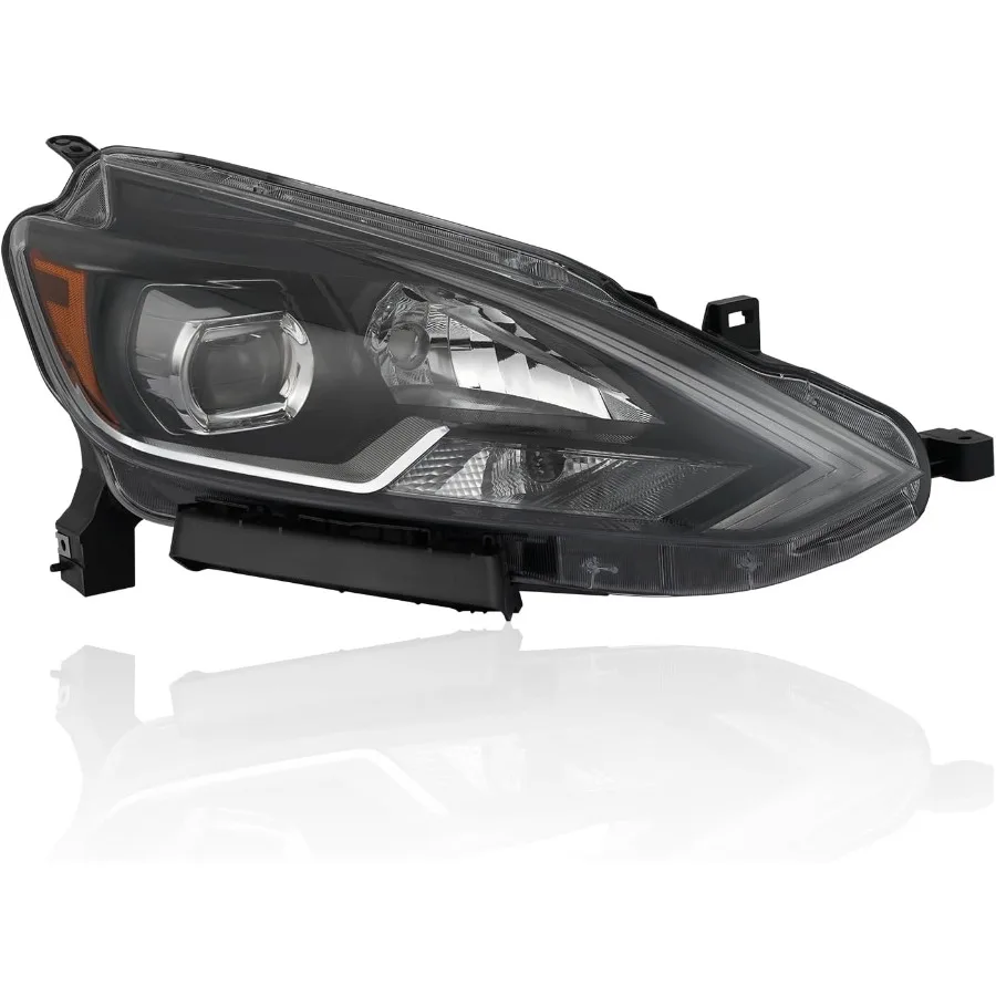 

LED Headlight Assembly Fit for 2016-2019 Nissan Sentra SL SR, w/DRL, Passenger Right Side, Replacement NI2503246
