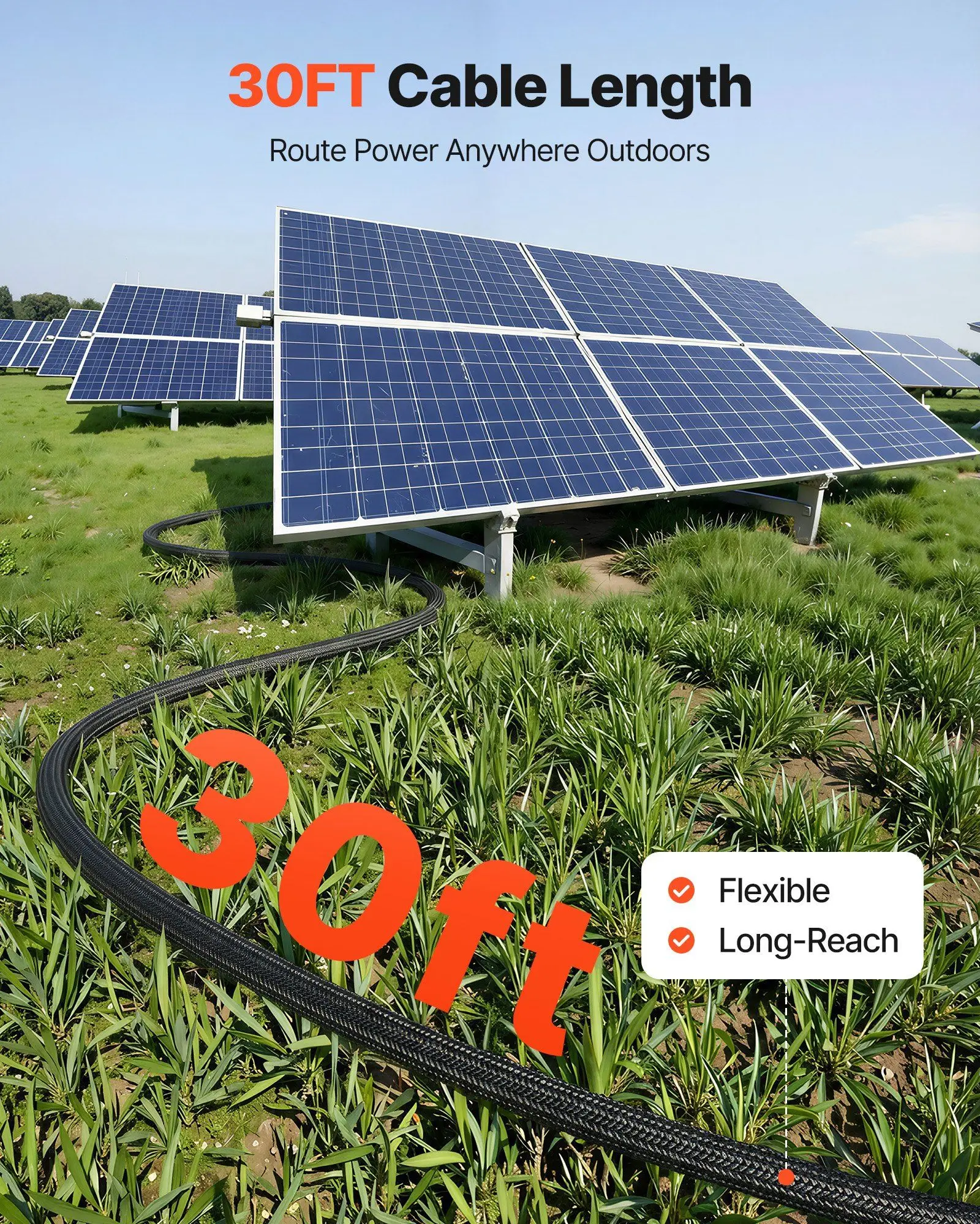 30FT Solar Panel Ex…