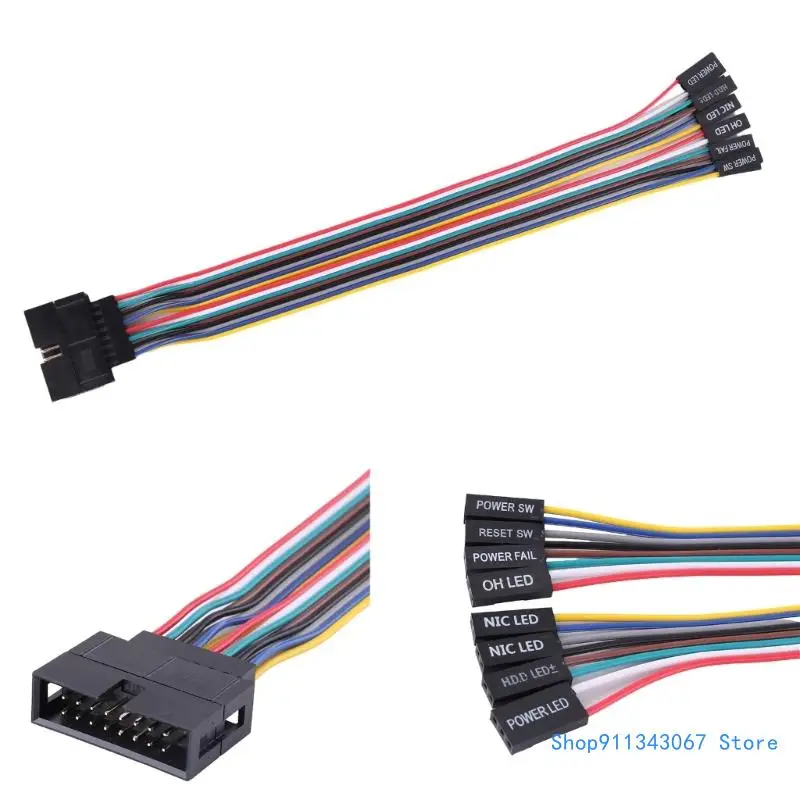 Ultramicro Power Cable 16Pin to 8Pin Ultramicro Chassis Front Panel Jumper Adapt Drop shipping